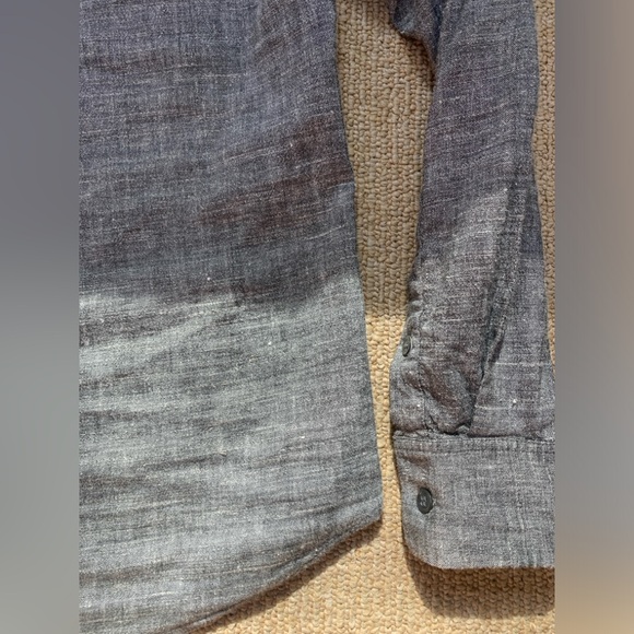Theory grey linen long sleeve henley, size small, great condition - Picture 10 of 10